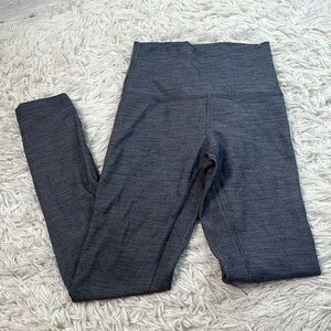 Lululemon Align Pant II 25" Mini Heathered Herringbone Heathered Black White / B